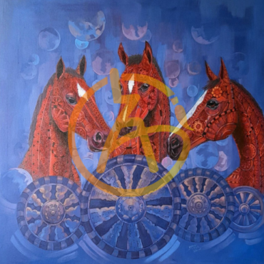 The heroes horses at the battle of Adwa